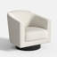 Fauteuil demi-tonneau pivotant Corduroy-114216163