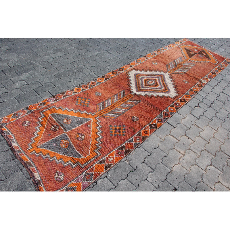 Tapis de couloir turc Herki