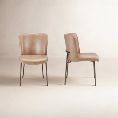 Birier Genuine Leather Dining Chair