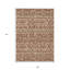 Tapis intérieur / extérieur lavable en terre cuite et beige 9 pi x 12 pi Southwestern
