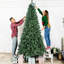 Arbre de Noël artificiel de 5 pi avec 344 pointes, construction à charnières à installation rapide et support en métal stable pour les décorations d'appartements de vacances Structure d'assemblage rapide Cadre fiable Petits espaces de décoration