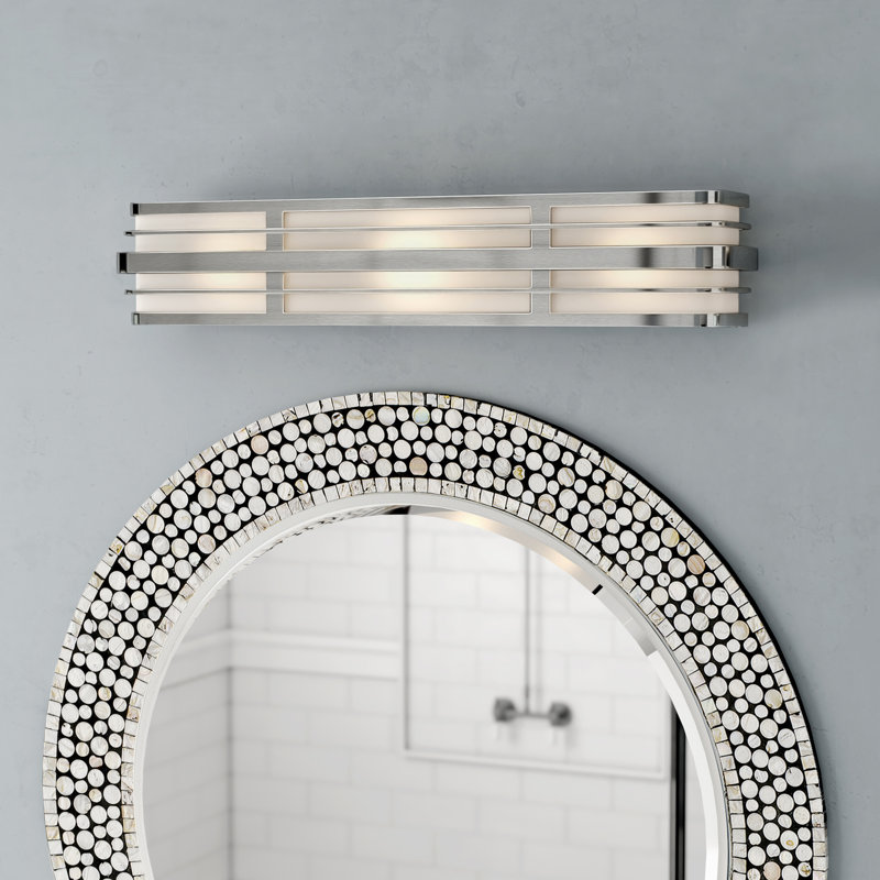 Azalynn 6 - Light Vanity Light, Chrome, 26.25" W x 5" H, Incandescent