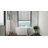 Badeloft 55" x 30" Freestanding Soaking Stone Resin Bathtub with Overflow and Drain BW-02-S-M in Matte White-71526203