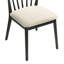 Ensemble de 2 pièces pour chaise de salle à manger rustique moderne de style campagnard au design rétro, facile à assembler-742731526