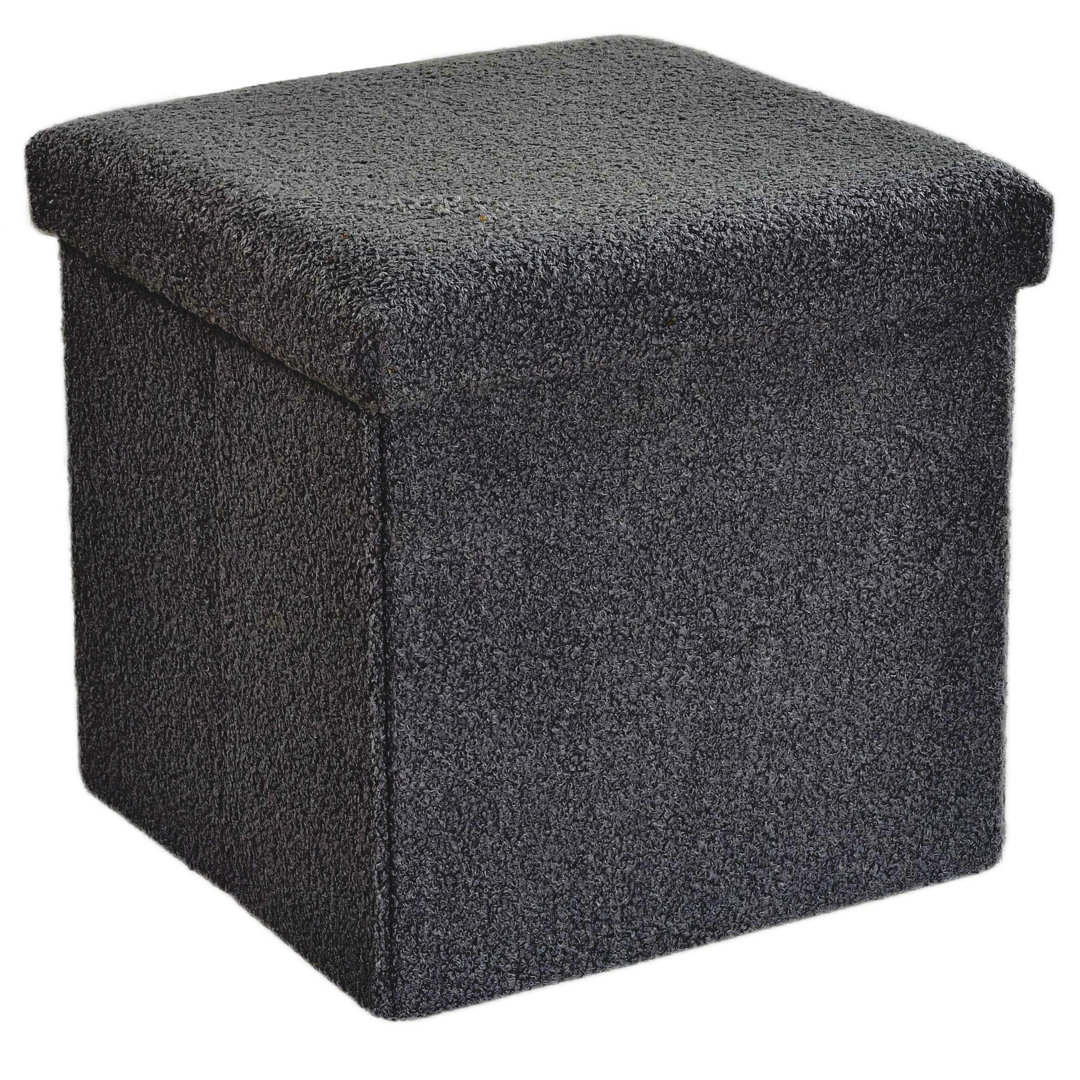 38 FOLDABLE BOUCLE STORAGE BOX