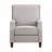 Push Back Reclining Chair Transitional Style Chenille Fabric Self-Reclining Motion Chair 1pc Cushion Seat Modern Living Room Furniture
