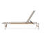 Chaise longue d'extérieur Hargrove Aluminun, siège extérieur en filet, 1 pièce