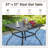 Alyah 4 - Person Patio Dining Set with Square Table-95453269