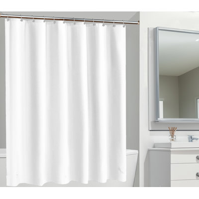 Vinyl PVC Shower Curtain Liner Heavy weight water Repellent with 12 Metal Grommets many color selections.