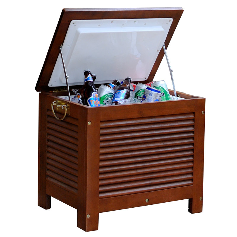 Red Barrel Studio® 54.9 Quarts Ice Chest in Walnut