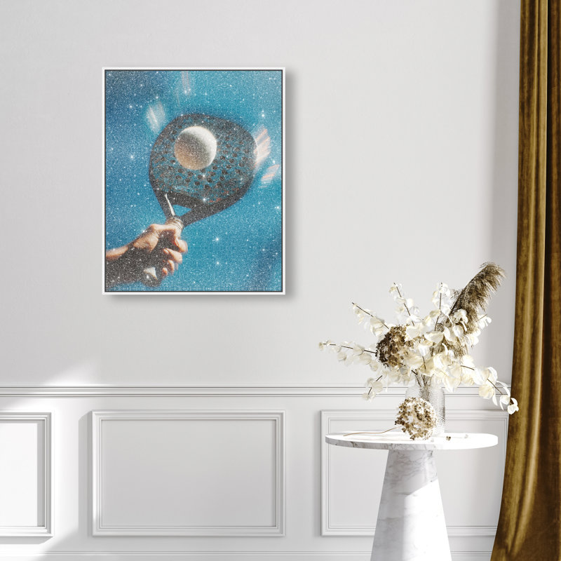 Instant Momentum Print by Oliver Gal, 31"H x 25"W, White Floater Frame
