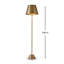 136cm Bronzed Traditional Floor Lamp