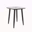 Table de bar d'extérieur ronde moderne carrée 35,4 po (table incluse seulement)
