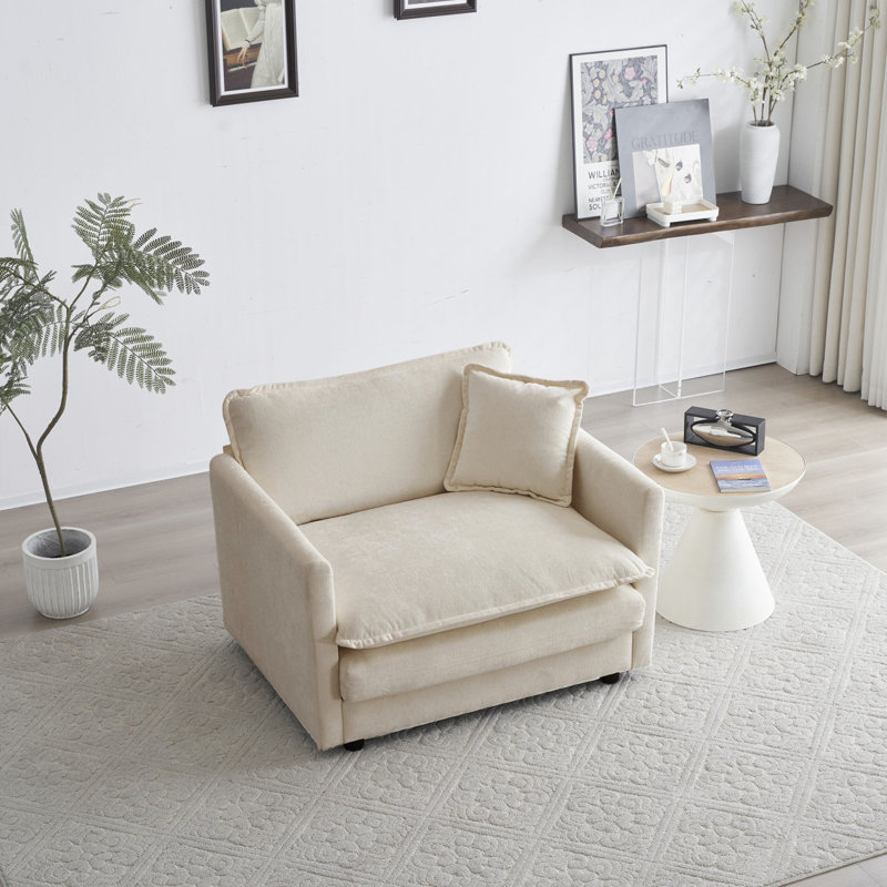 Fauteuil de lecture rembourré Comfy