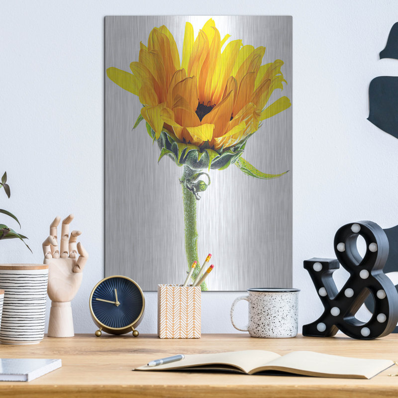 «Tournesol au soleil» par Pamela Plummer, H 16 po x l 12 po