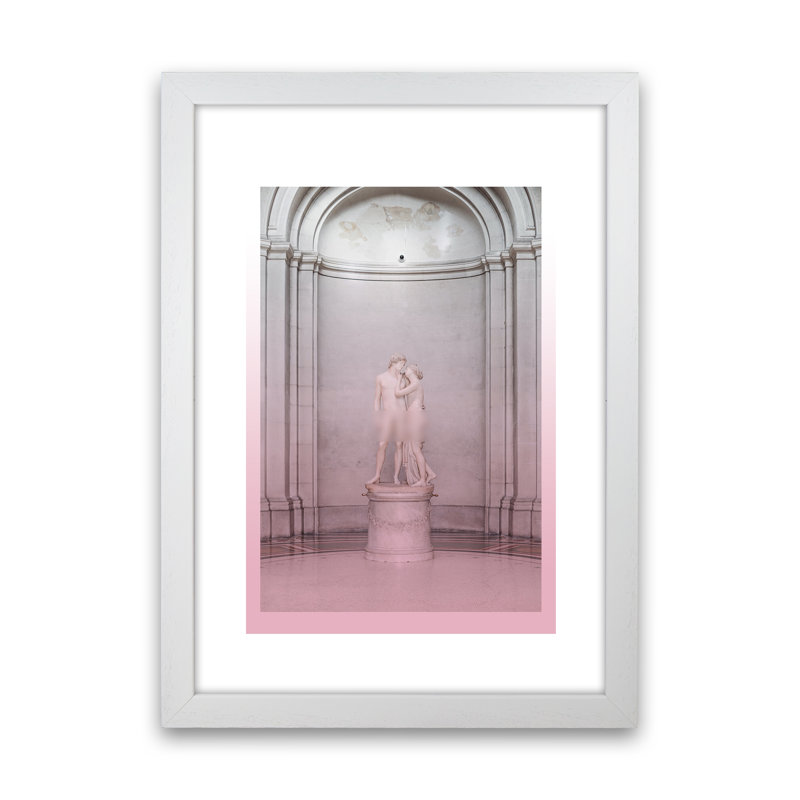 Adamus And Evalus - Print, White Framed, 29.7cm H x 21cm W x 3cm D