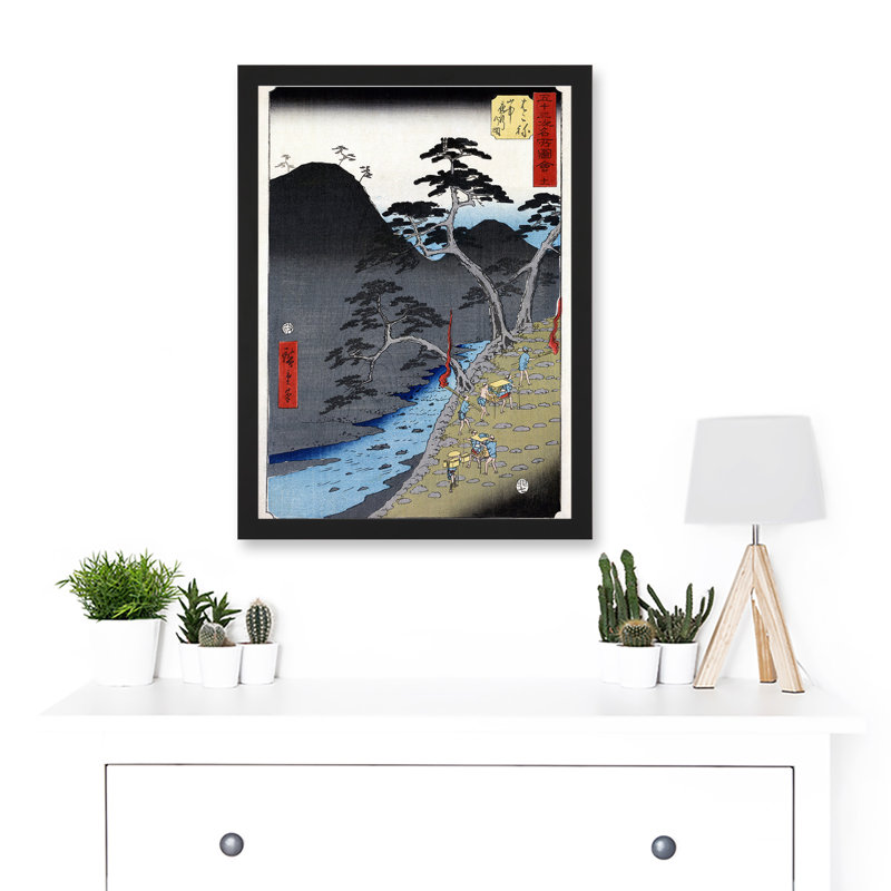 Utagawa Hiroshige Japanese Hakone - Single Picture Frame Print
