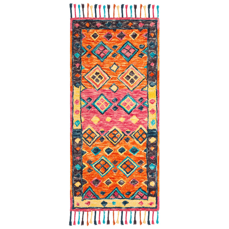 Vahakn Hand Tufted Wool Rug, Rectangle 2'3" x 5'