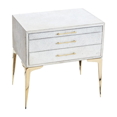 Stiletto Leather Accent Chest