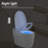 Smart Toilet With Night , Heated Seat, Self-Cleaning Nozzle, Pre-Wet, Side Knob Flush, Auto Flush Bidet Foot Sensor Open Cover, Swing Wash, Silent Slow Down, Soft Close