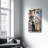 Elegant Tempered Glass Wall Art Painting, 13.8 x 21.7 inches | 100% Tempered Glass, Thickness: 0.16 inches | UV Printed for Vibrant Colors | Perfect for Home Decor, Living Room, & Office Spaces