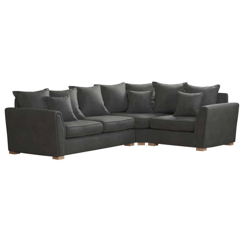 Wendleberry Corner with two seats, Scatter Back, Left Hand Facing, Marmalade Polyester