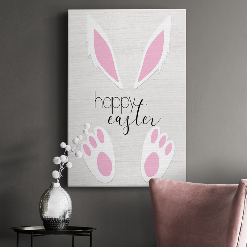 Joyeuses Pâques - Reproduction de photo sur toile, H 27 po x l 18 po x P 1 po