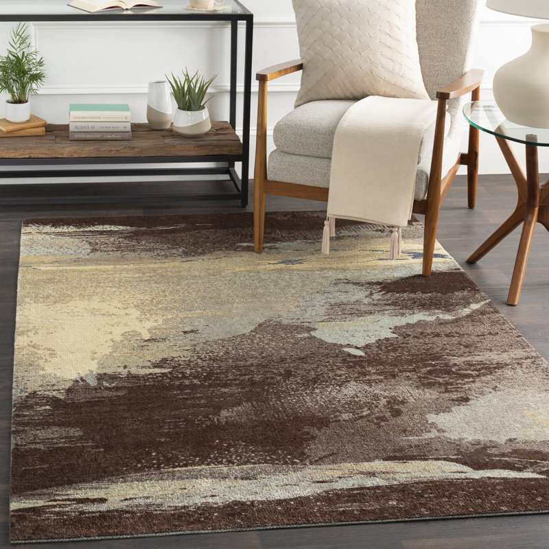 Aleana Abstract Indoor Rug, Rectangle 5' x 7'6"