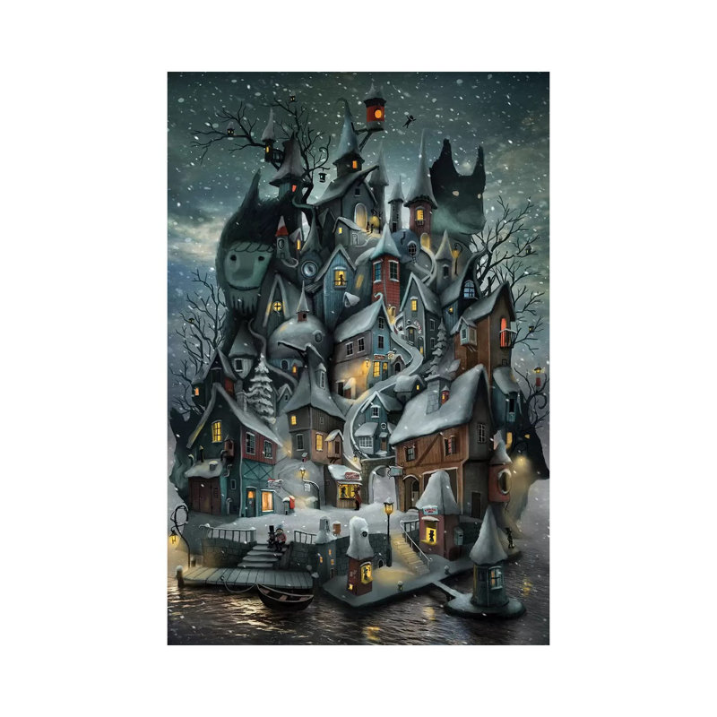 Willoville Isle by Alexander Jansson - Print on Canvas, 66.04 cm H x 45.72 cm W x 1.91 cm D, Wrapped Canvas