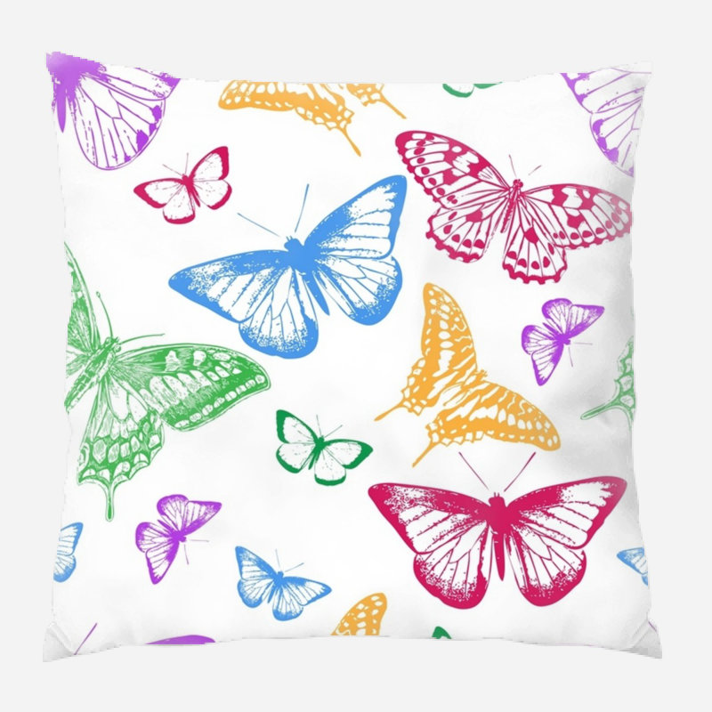 Coussin décoratif papillon, Intérieur