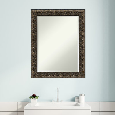 Eyre Wood Flat Wall Mirror