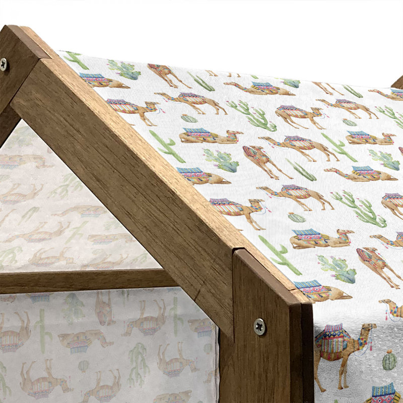 Niche pour chien en bois, H 22,44 po x l 23,62 po x P 17,72 po