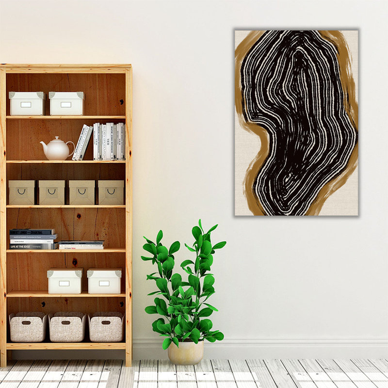 Mod Abstract 5 - reproduction d'art sur toile, H 18 po x l 12 po