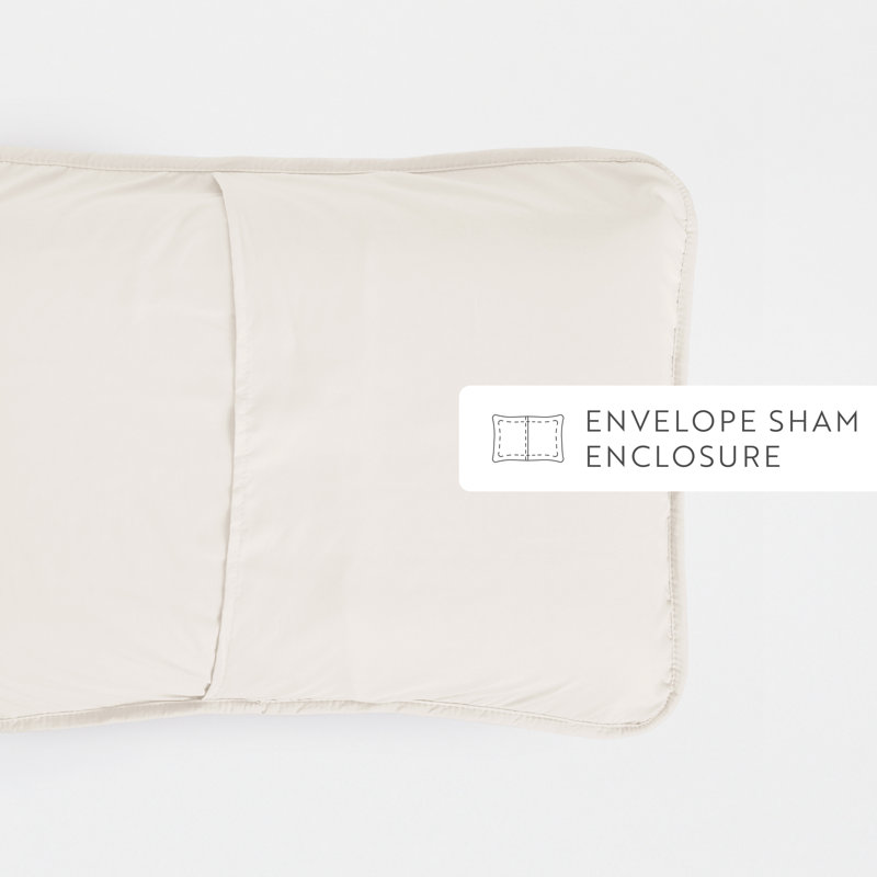 Simply Soft™ Double Brushed Microfiber Square Pattern Quilted Coverlet Set, Ivory