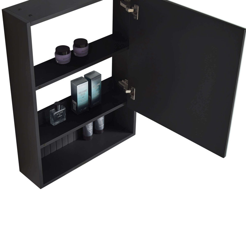 Pharmacie Asahel, H 30 po x l 22 po x P 6 po, Noir