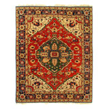 Fine Hand knotted Turkish Heriz rug 8' X 9'9''