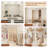 Extra Large Metal Framed Mirror, Floor Standing Full Length Mirror for Bedroom, Living Room or Home Gym-2067906242-2067906271