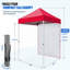 Auvents escamotables 5 pi x 5 pi avec un pare-soleil amovible-85378404