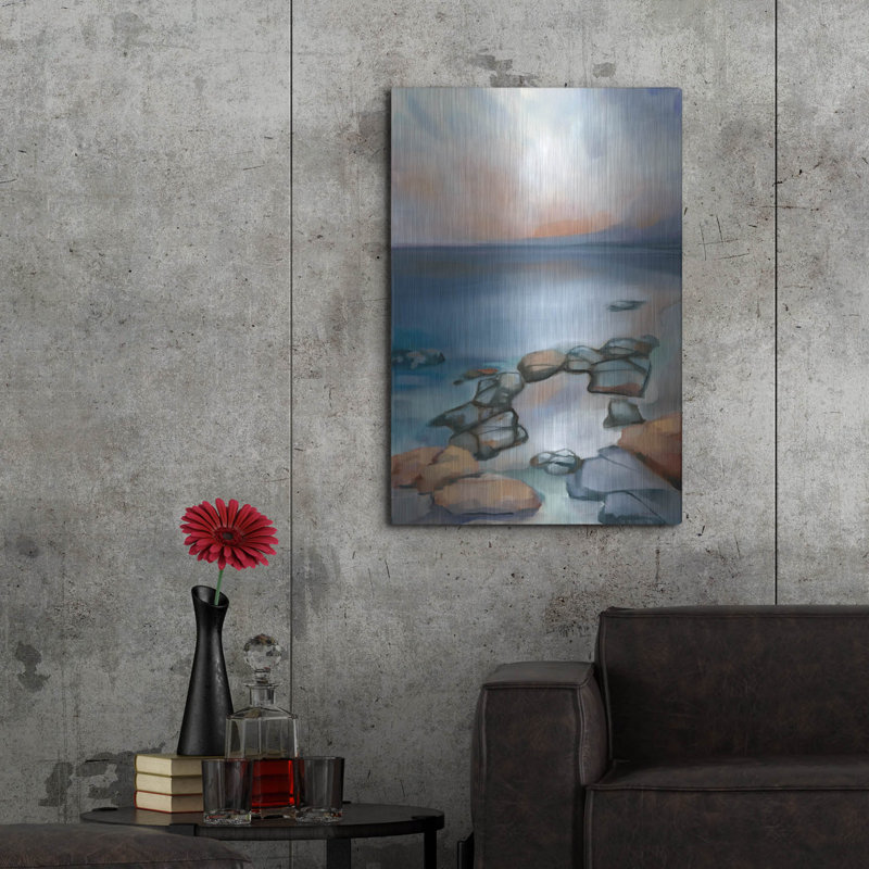 "Lueur de marée" par Louise Montillio, H 36 po x l 24 po