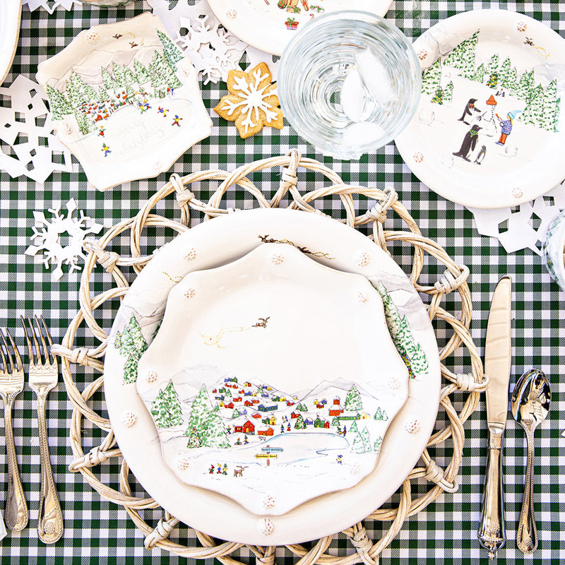 Natural Hand-Woven Rattan Circular Boho-Chic Placemats