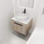 Ensemble de meuble-lavabo 24 po avec lavabo en céramique 24 po Modern Design