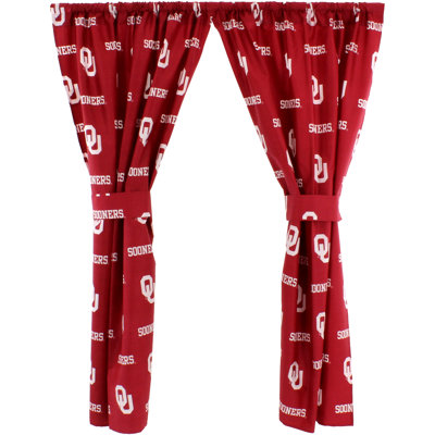 NCAA Semi Sheer Curtain Pair