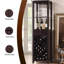Armoire à vin 1 tiroir Casey en wengé