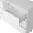Modern White Gloss Sideboard Cabinet With Advanced LED Light And Powerful Storage