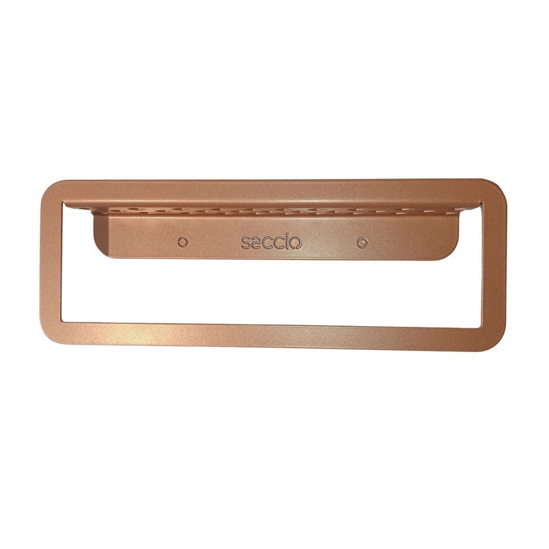 Small Set Of 4 Modern Industrial Bathroom Shelf; Perfect Father’s Day Gift; Small Space Organizer, Bronze