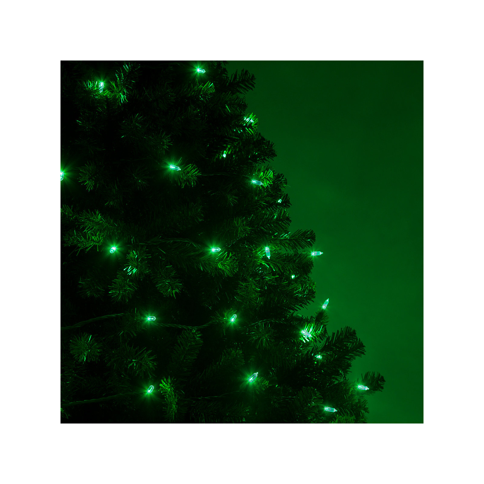 306'' LED String Lights, Green