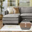 Esteban 274cm W Modern 4 Seater Corner Sofa with Elephant Ear-Shaped Armrests -1202737170