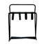 Porte-bagages pliable en métal avec rangement