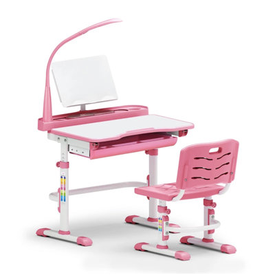 Bureau et chaise d'enfant multifonctionnels réglables