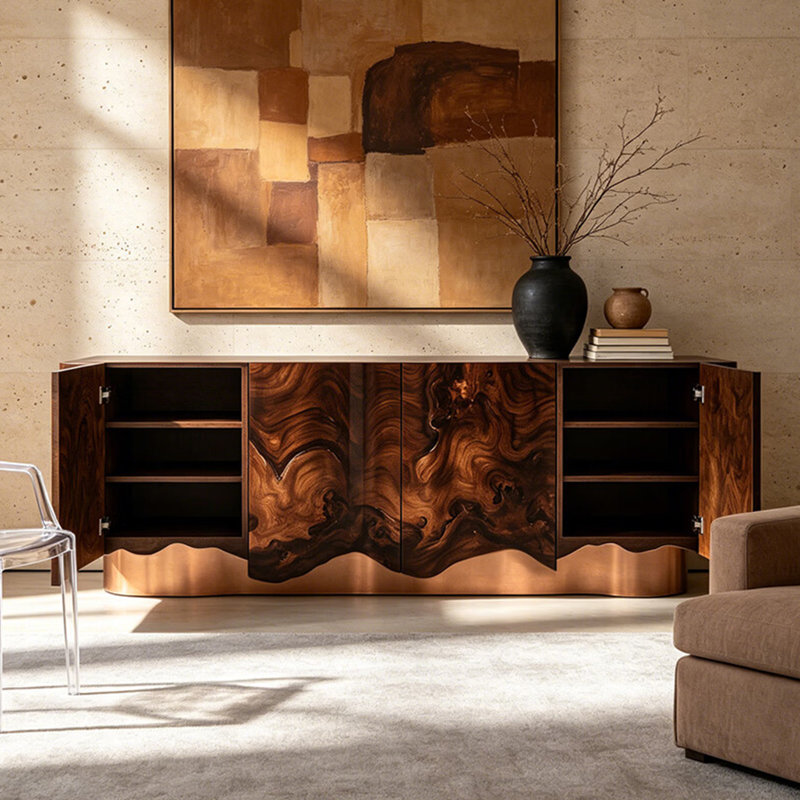 Buffet simple et moderne de style italien